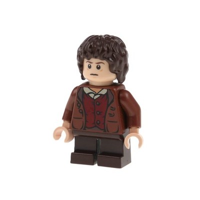 1x Lego Minifigur Hobbit Herr der Ringe Frodo Beutlin Doppelgesicht 9472 lor028
