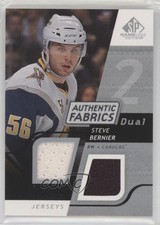 2008-09 SP Game Used Edition Authentic Fabrics Dual Steve Bernier #AF-BR rk1