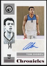 2021 Panini Chronicles Draft Picks Rookie Signature Pink Auto Tom Digbeu #CR-TDI