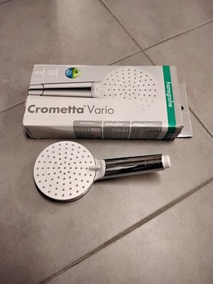 hansgrohe Crometta Vario Handbrause 26336400 weiss chrom, Brausekopf, Duschkopf