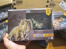 JURASSIC WORLD HAMMOND COLLECTION SINOCERATOPS TRUE FX JURASSIC PARK MATTEL