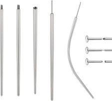 14G 16G 18G 20G Piercing Taper, Stainless Steel Threadless Insertion Pin Screw o