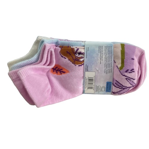 Disney's Frozen Girl's 12 Pair Set Soft Comfort No Show Snug Socks - Picture 2 of 5