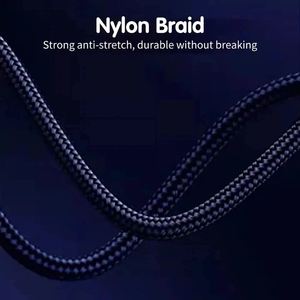 Type C to Type C Cable 3A 60W Fast Charger Braided Long Lead 0.25M 1M 2M 3M - Image 4 of 4
