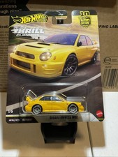 Hot Wheels Premium Car Culture Thrill Climbers Yellow Subaru Impreza WRX 1/5