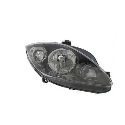 Seat Altea Freetrack 2009-2010 Headlight Headlamp Black Drivers Side Right
