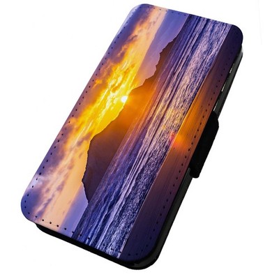 AUSVERKAUF bedruckte Klapp-Handyhülle für iPhone Sonnenaufgang Neuseeland