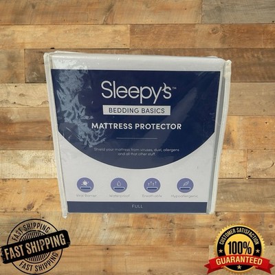 Sleepy's Bedding Basic, Waterproof, Protector, Hypoallergenic, Breathable Full