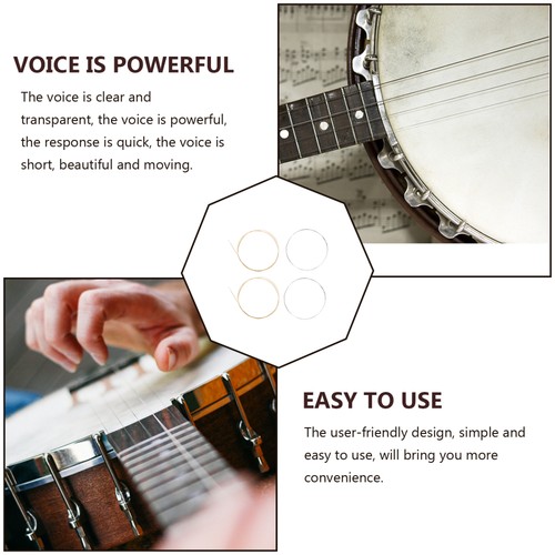 Piezas de cuerdas de banjo cuerda de guitarra cuerda de guitarra de acero piezas de banjo - Imagen 10 de 12