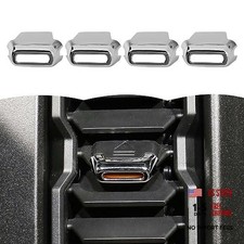 Center Console Air Conditioner Adjustment Vent Trim Cover Decoration Chrome