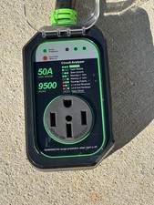 RV Surge Protector 50 Amp, RV Circuit Analyzer with Waterproof 50Amp-Green