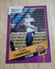 2021 Panini Classics RYAN TANNEHILL Timeless Tributes Purple /50 Tennessee Titan