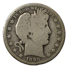 1898-O Liberty Barber Silver Half Dollar 50c New Orleans Good G+