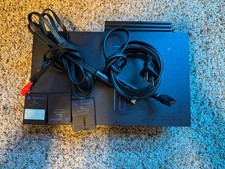 Sony PlayStation 2 PS2 8MB Black Console Gaming System SCPH-50001