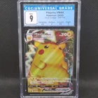 CGC 9 Mint Pokémon 2020 Pikachu VMAX 44/185 Full Art Vivid Voltage Sub Grades