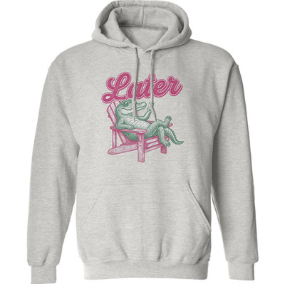 Later Happy Last Day of School Alligator Unisex Hooded Sweatshirt