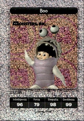 Disney Pixar Card Esselunga Special No.117 Boo
