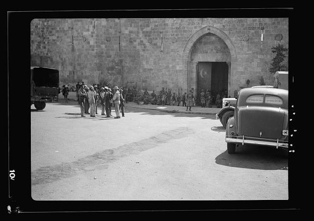 Siege of Jerusalem,October 22,1938,Israel,Middle East,American Colony Photo,7
