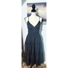 Lulus New Little Black Dress Lace Size Medium Whimsygoth Fairy Gypsy Hippie Boho