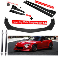 For Honda S2000 Side Skirt Front Bumper Lip Splitter Spoiler Rear Lip Body