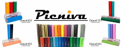 #ad 12quot; Roll of Adhesive Backed Outdoor Calendered Vinyl for Craft Cutters $71.99