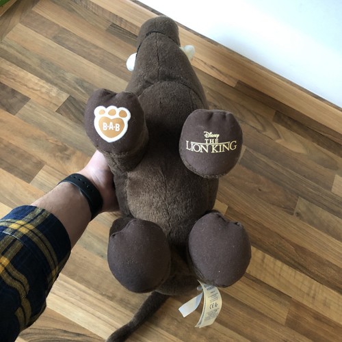 Disney Lion King Pumba Build A Bear Plush Soft Toy Warthog Pumba BAB - Picture 6 of 11