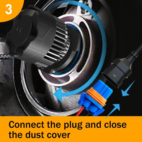 For Chevrolet Trax 2019-2020 LED Headlight +Fog Light Bulbs Combo Kit - Picture 12 of 18