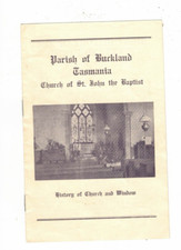 Australia 1955 PARISH of BUCKLAND Tasmania near ORFORD Tasmania BOOKLET 8pp