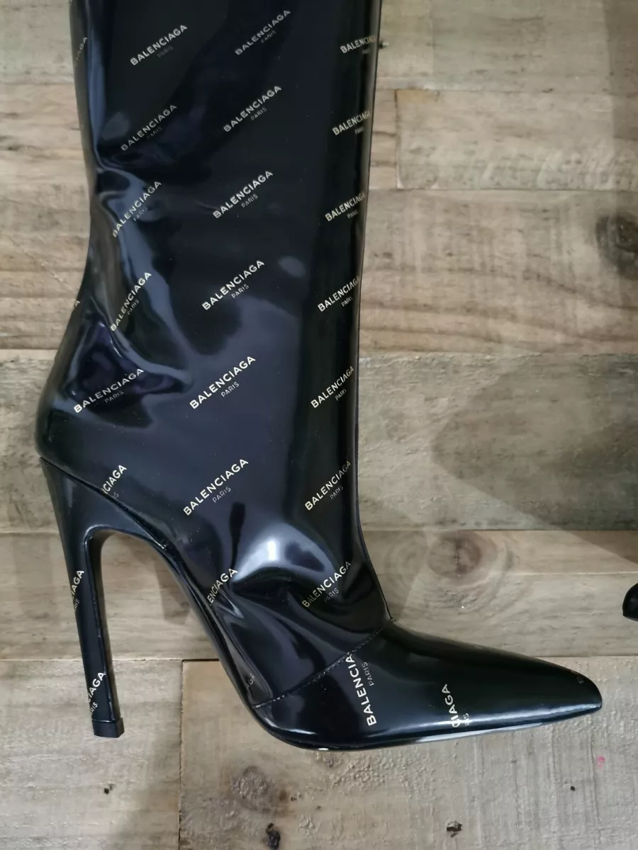 Balenciaga MOST WANTED LOGO boots SZ 36