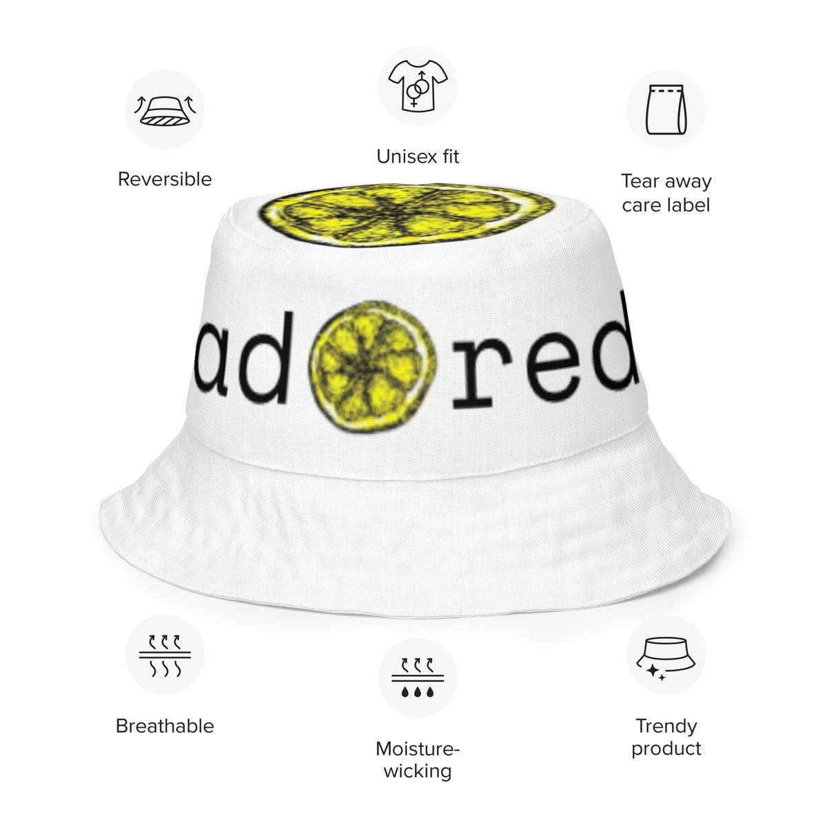 White Plush Bucket Hat Colorful Rhinestones - NWT - Extra Stones Included Squishee® Bucket Hat | Straw Bucket Hat | Eric Javits main image 2