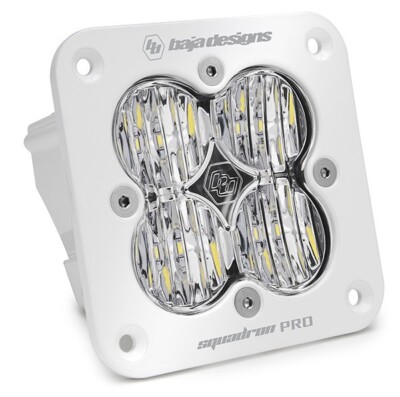 Baja Designs Squadron Pro Flush Mount White Clear LED Wide Cornering Light Pod