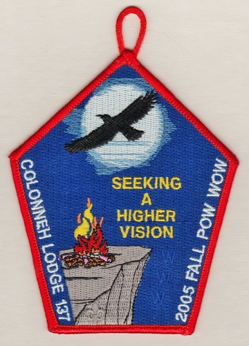 Colonneh Lodge 137 OA BSA 2005 Fall POW WOW WWW Patch Higher Vision - Picture 1 of 2
