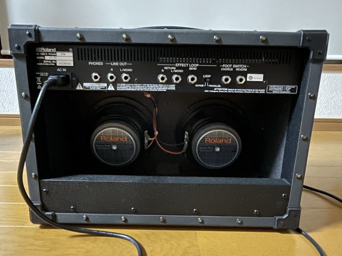 Roland JC-22 Jazz Chorus Guitar Combo Amplifier | eBay
