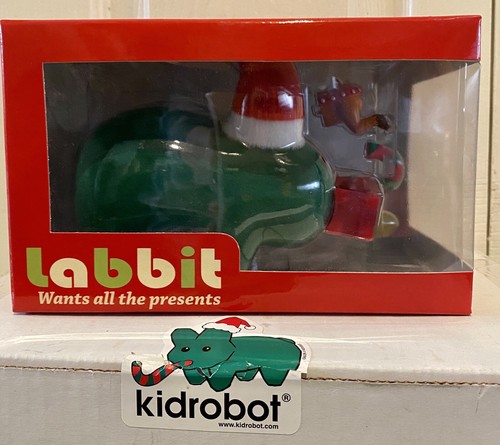 RARO Frank Kozik Kidrobot 2007 5" Mini Laboratorio de Vacaciones Flocado Verde NUEVO LE 150 Piezas - Imagen 1 de 7