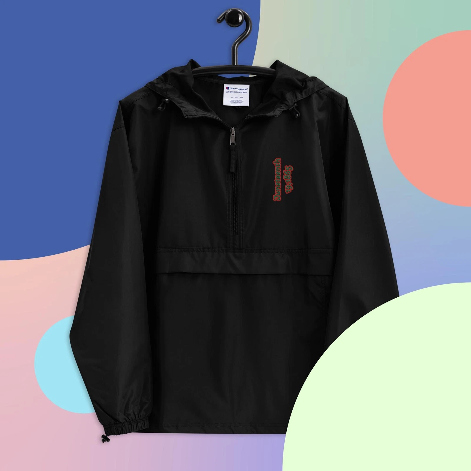 Embroidered Champion Packable Jacket
