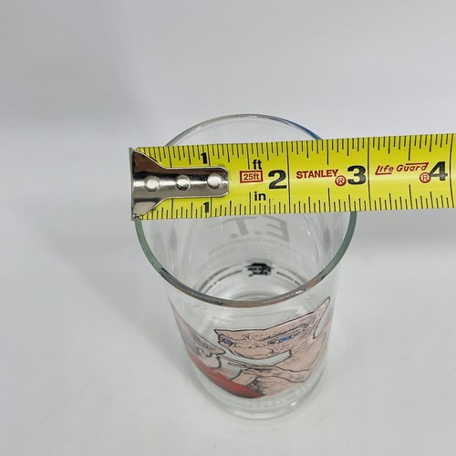 De colección 1982 Libbey Pizza Hut Promo E.T. VASO DE TELÉFONO EXTRA TERRESTRE PARA EL HOGAR - Imagen 8 de 8