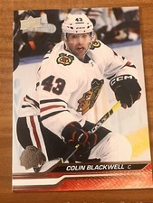 2023-24 Upper Deck Series 2 Colin Blackwell Chicago Blackhawks #291