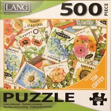 Lang - Seed Packets - 500 Piece Jigsaw Puzzle - Tim Coffey - 24" x 18 "