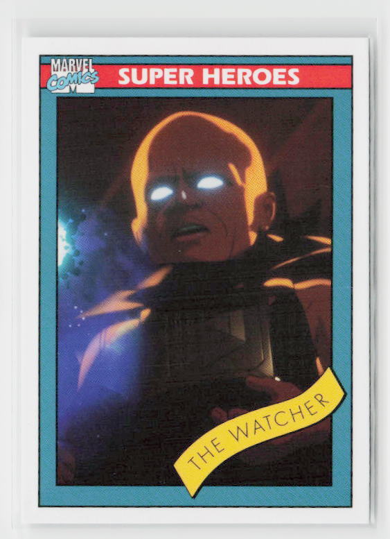 2023 Upper Deck Marvel What If #36 The Watcher 1990 Marvel Universe Dimensions
