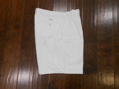Preowned VINTAGE 80's 90's POLO R.LAUREN Pleated Casual Shorts Size 36 x 8 Khaki - Picture 8 of 9