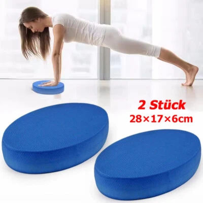 2er Yoga Balance Pad Ganzkörpertraining gelenkschonend Gleichgewicht Stabilität - Bild 1 von 4