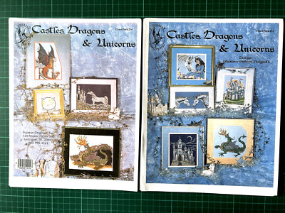 SCHLÖSSER, DRACHEN & EINHÖRNER Kreuzstich-Diagrammmuster - Pegasus Pack 214