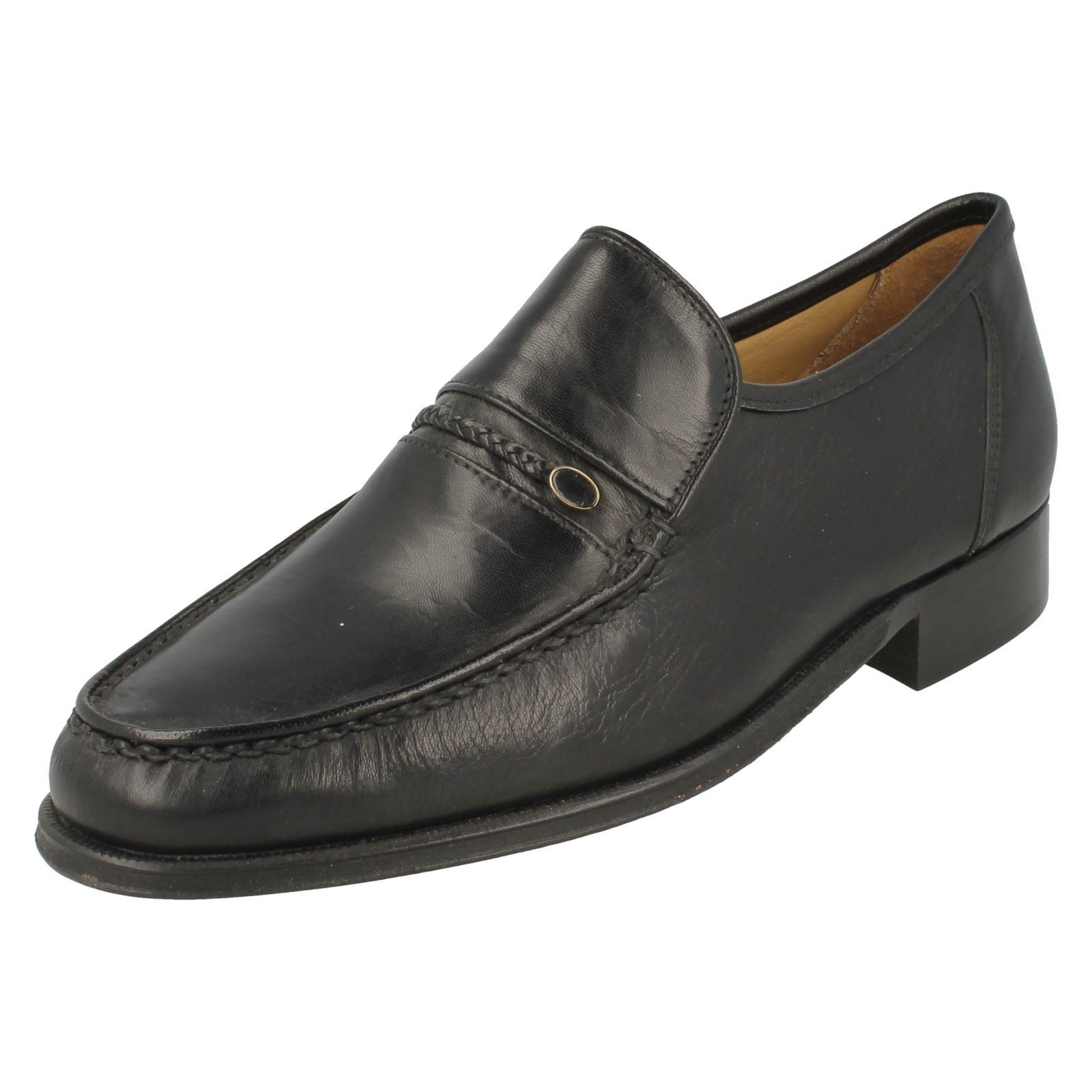 Mens Thomas Blunt Smart Slip On Shoes, Amos Mens Thomas Blunt Smart Slip On Shoes, Amos