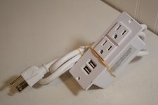 Furniture Distribution Unit 2 Outlets/2 USB 125vAC White 