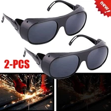 2X Labour Protection Welding Welder Sunglasses Glasses Goggles Working Protector