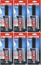 Loctite 1365868 2 Part Epoxy Instant Mix 5 Minute Syringe Adhesive -Pack of 6