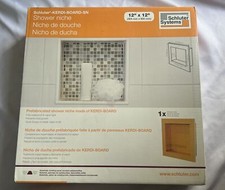 Schluter Systems KERDI BOARD-SN Shower Niche 12"x12" KB12SN305305AF NEW