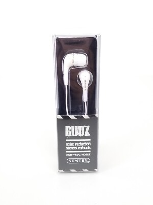 Sentry BUDZ HO105 Earbuds White MP3 Stereo Headphones