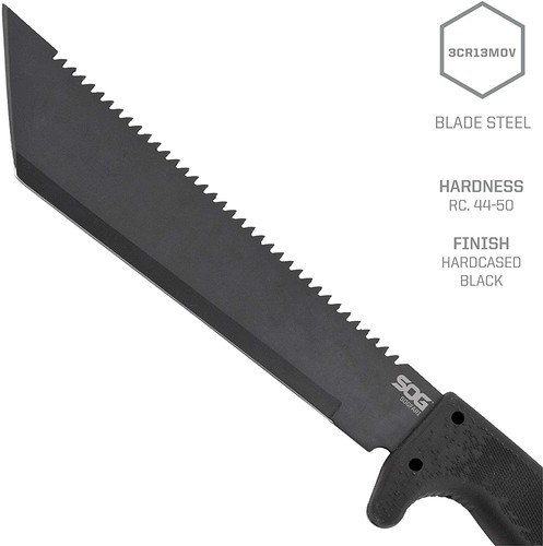 SOG Machete with Sheath - SOGFari Survival Machete and Camping Machete MC04-N - Picture 5 of 6