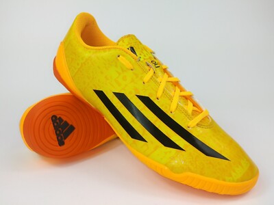 Adidas Mens Rare F10 IN Messi M18311 Yellow Indoor Soccer